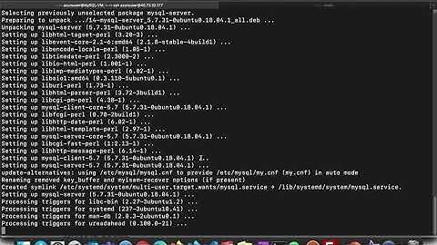 Install MySQL 5.7.31 on Ubuntu 18.04