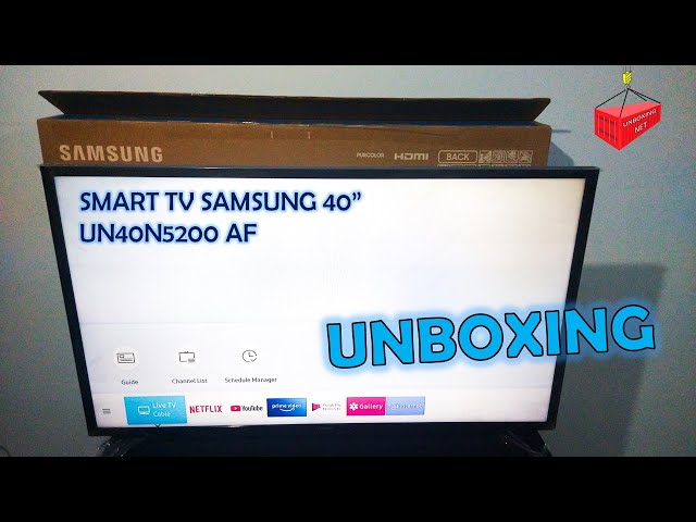 Pantalla Samsung LED Smart TV de 40 pulgadas Full HD UN40N5200AFXZA