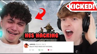 Catching FaZe Jarvis Hacking Again! 🤯 (Modern Warfare Warzone)