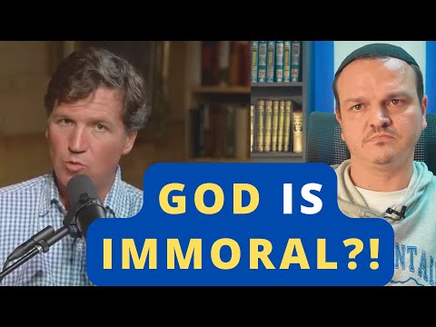 توكر كارلسون يستنتج أن الله غير أخلاقي 