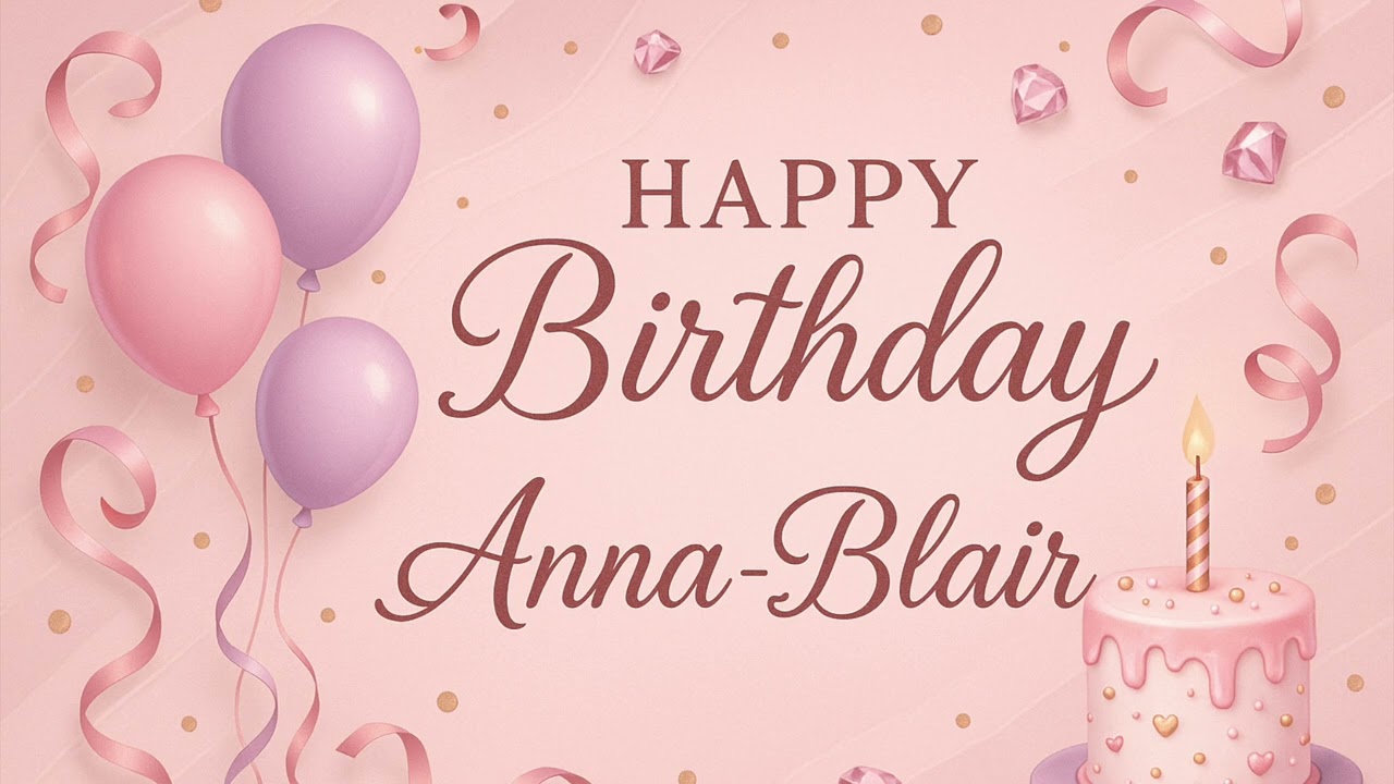 Anna-Blair: Happy Birthday Song for Anna Blair