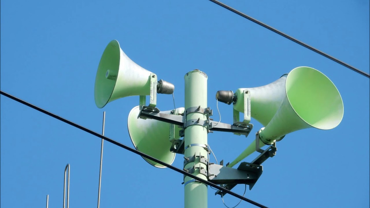 防災行政無線チャイム　宮城県登米市迫地区 17:30 蓮田系「家路」