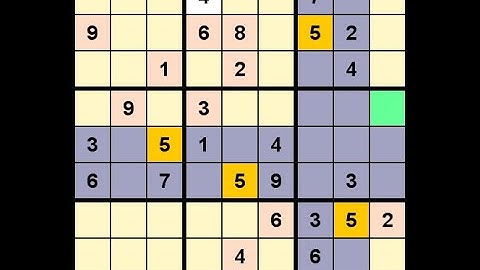 How to Solve Los Angeles Times Sudoku Expert July 4, 2020