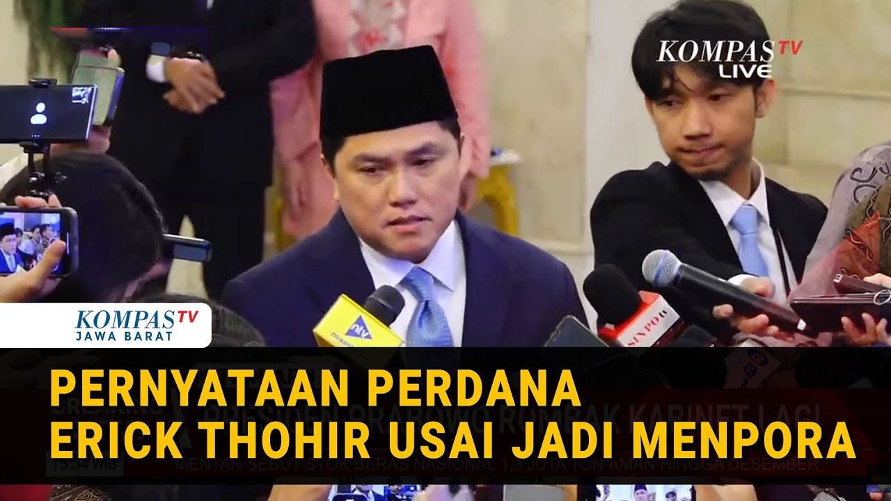 Erick Thohir Resmi Jabat Menpora, Bagaimana dengan Menteri BUMN & PSSI?