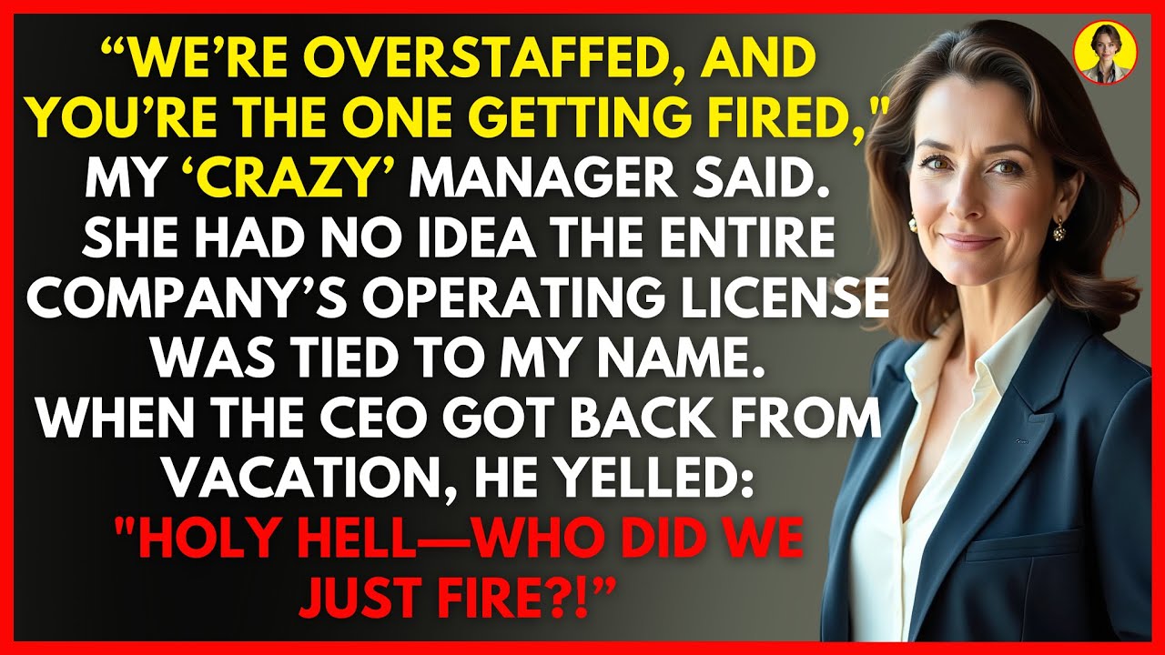 Manager Fired Me for “Redundancy”—Then Found Out I Held the Only Operating License.