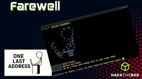 Farewell [0xff: One Last Address]