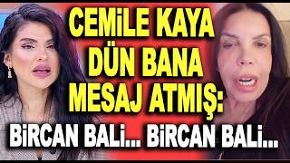 Bircan Bali Cemile Kaya'nın kendisine gönderdiği mesajı taklit yaparak anlattı! / Magazin Turu