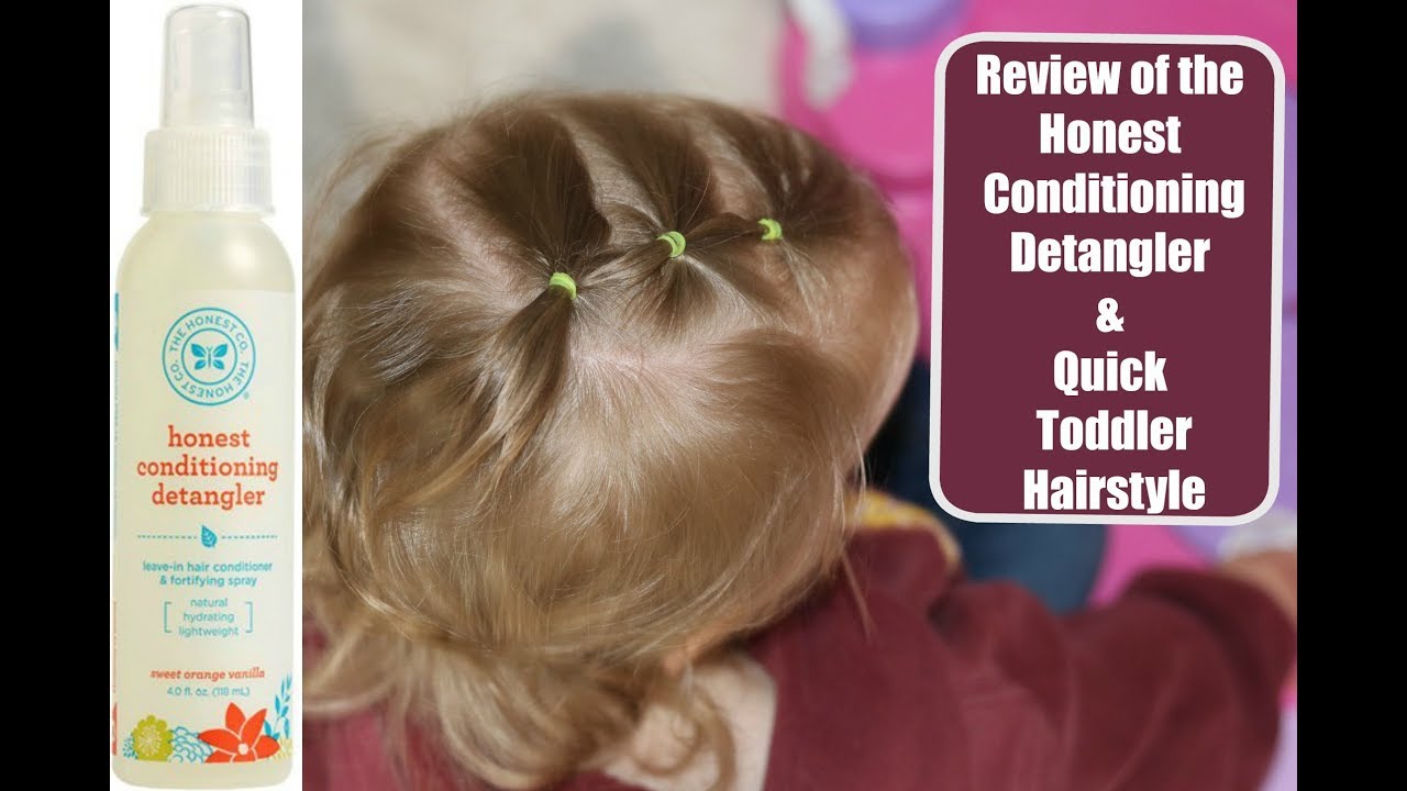 Honest Conditioner Review & Quick toddler hairstyle YouTube