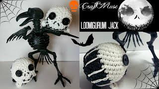 Rainbow Loom Loomigurumi Jack Skellington (Inspired by TSUM TSUM)