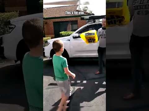 Single Act Of Compassion Sparks Happiness In Young Boy Shorts Viral