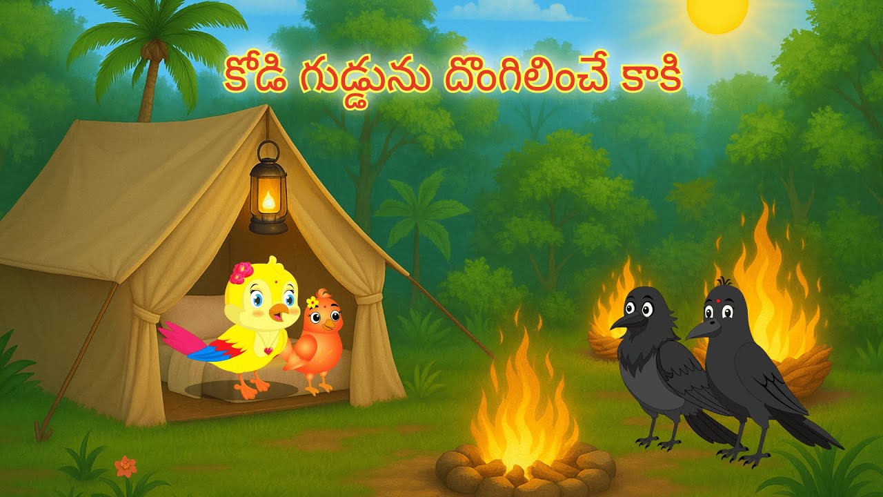 కోడి గుడ్డును దొంగిలించే కాకి|sona pichuka|birds story|telugustory|moral story|villagesonabirdtelugu