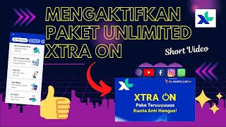 Cara Mengaktifkan Paket Data Unlimited Xl di MyXl #shorts #short #tutorial