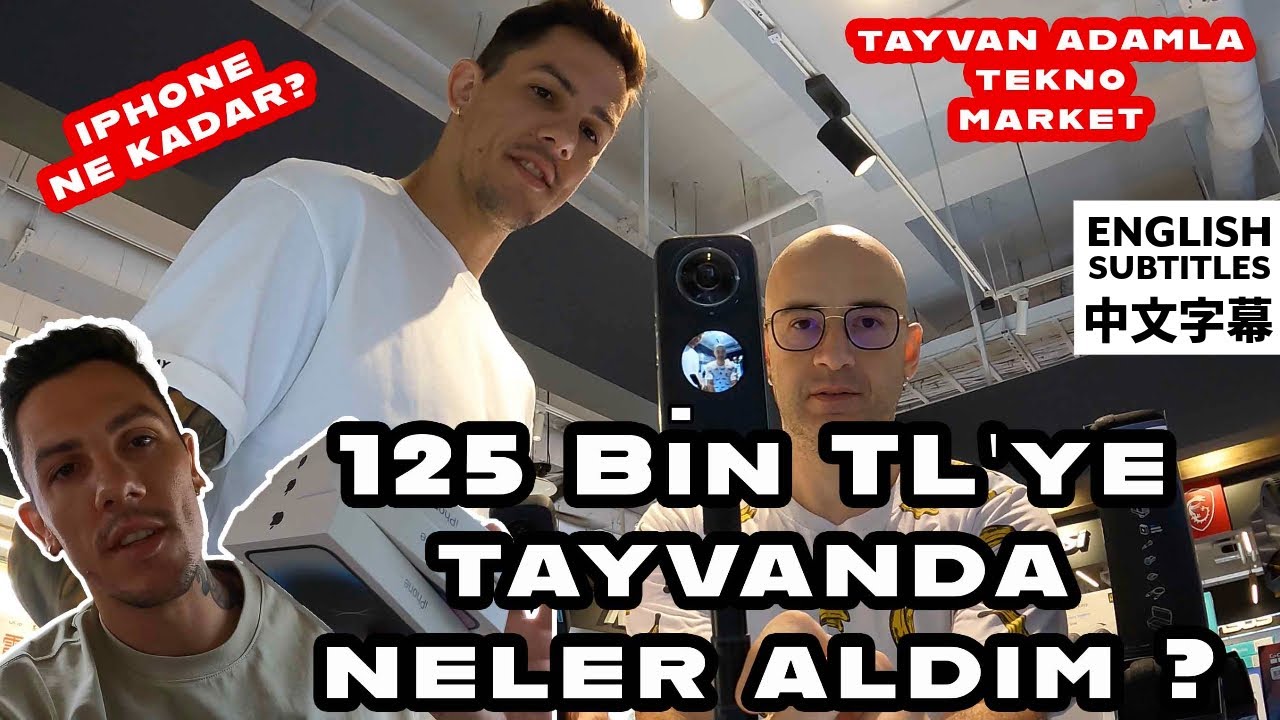 DÖNMEDEN ÖNCE TÜM ELEKTRONİKLERİ TOPLADIM!!! 125 BİN TL'YE NELER ALDIM? 🤔 @tayvanadam