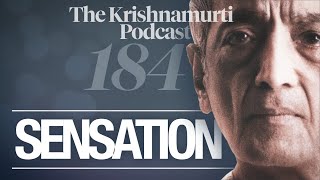 The Krishnamurti Podcast - Ep. 184 - Krishnamurti on Sensation
