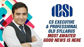 Thank you ICSI | One more Attempt for Old Syllabus Students