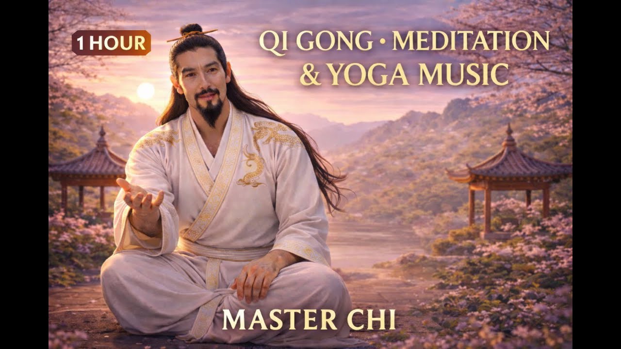 1 Hour Chi Gong, Yoga & Meditation Music -Deep Energy Flow & Inner Calm – Master Chi