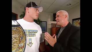 Eric Bischoff Meets John Cena | WWE RAW | 6/6/2005