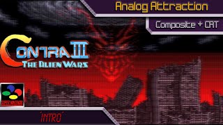 Contra III: The Alien Wars [SNES] // Intro screenshot 4