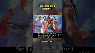Ryus Shout-Outs To Guy And Dhalsim In Sf3 New Generation