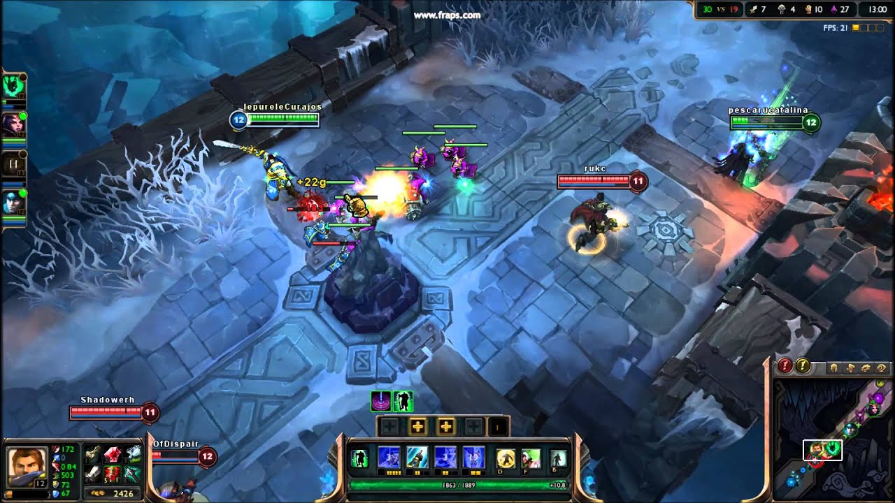 [LOL] Funny Garen bug " I feel like a hero " [HD]