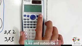 Determinant of a Matrix on Calculator | Calculator hack