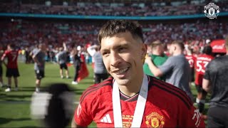 Lisandro Martínez Interview | Manchester United 2-1 Manchester City