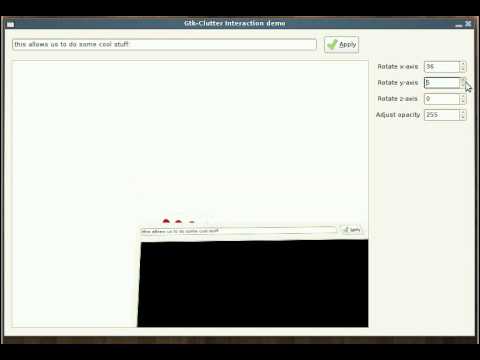 Clutter + Gtk offscreen rendering patch