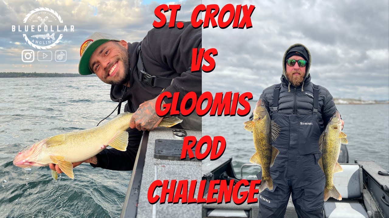 ST. CROIX VS. GLOOMIS ROD CHALLENGE (FALL WALLEYE) 