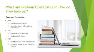 Using Boolean Operators