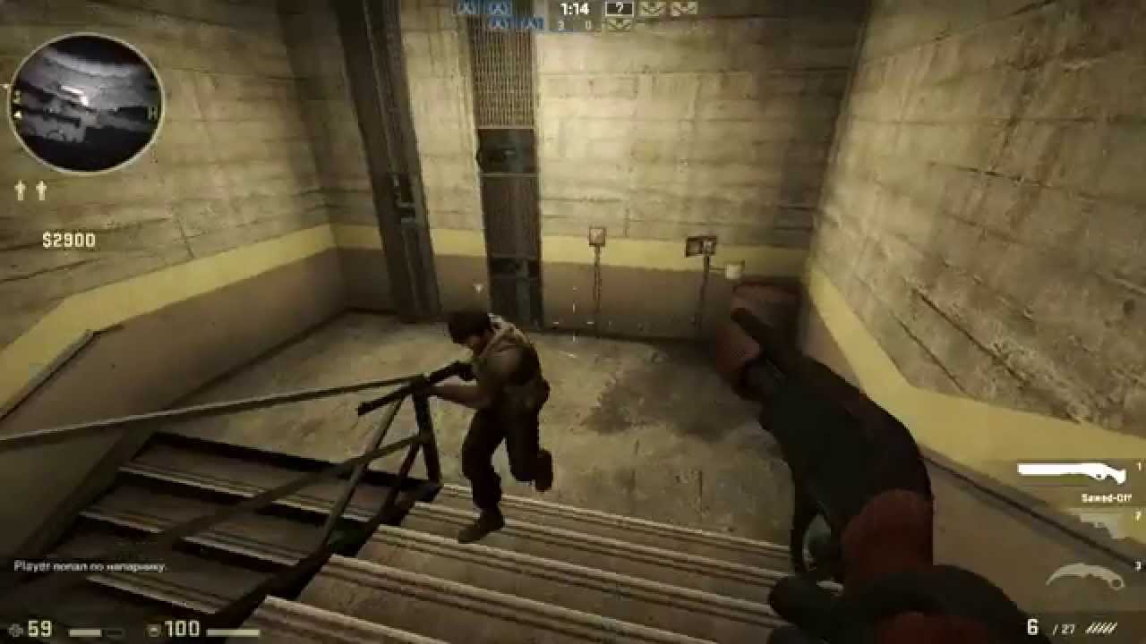 Crazyman в CS о боже нууб