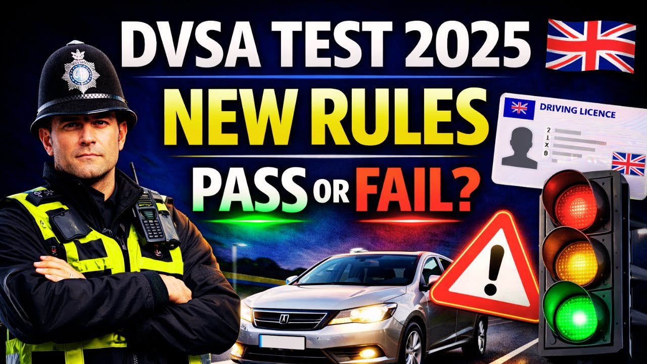 Новые правила DVSA 2025 🚦 | Тесты с множественным выбором для получения водительских прав в Велик...