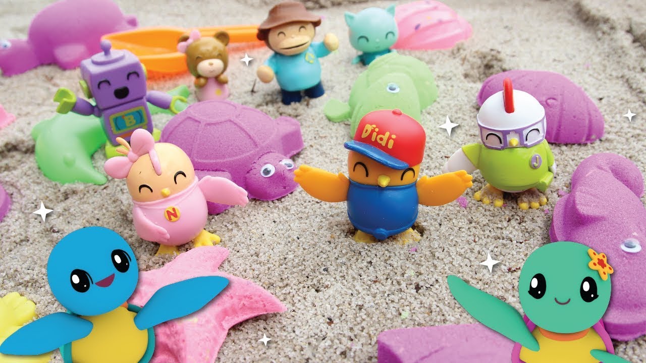 Didi & Friends | Segmen Kreatif | Jom Buat Penyu Menggunakan Kinetic Sand