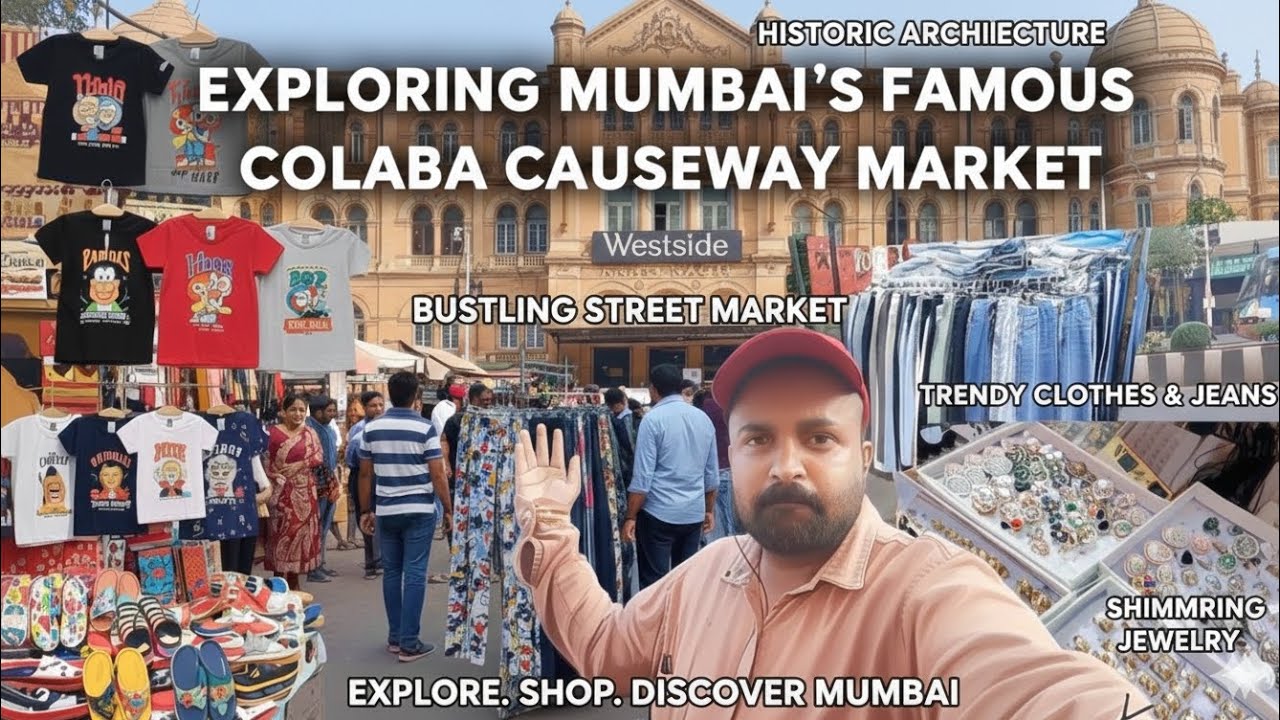 Exploring Mumbai's Famous Colaba Causeway Market ❣️😱 || Nadeem Ke Vlogs 