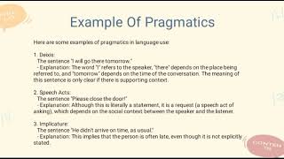 Final projects "Introduction to Semantics and pragmatics"
