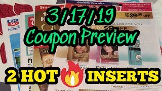 Sunday Coupon Insert Preview 3/17/19 HOT COUPONS 2 INSERTS screenshot 1