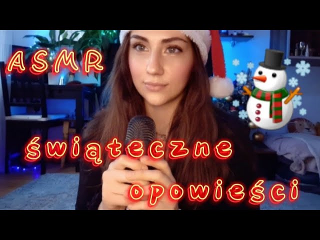 [ASMR PL] I'm reading you Christmas stories 🎅💤 (whisper)