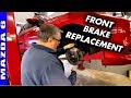 How To Replace Front Brakes 2014-2017 Mazda 6