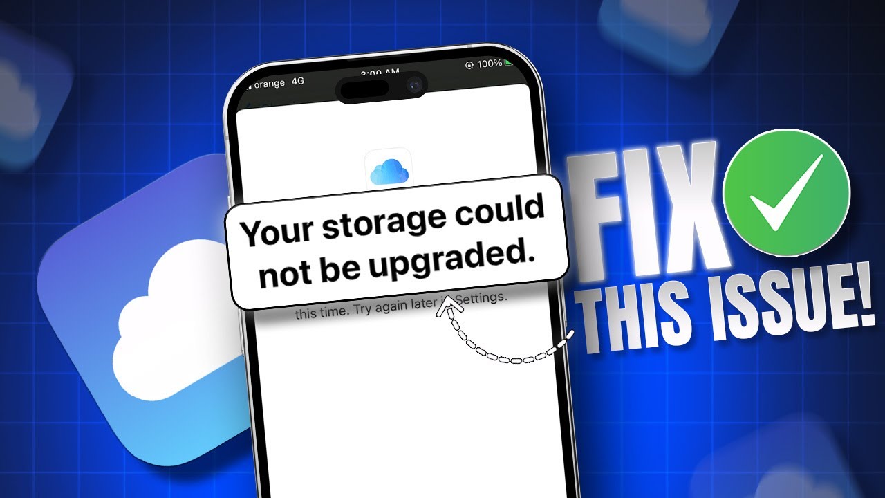 How to Fix iCloud Saying Your Storage Could Not Be Upgraded on iPhone