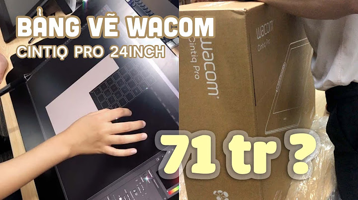 So sánh vẽ trên ipad pro và wacom cinqit