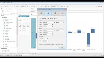 Reference Line , Band , Distribution - Tableau - Visualization