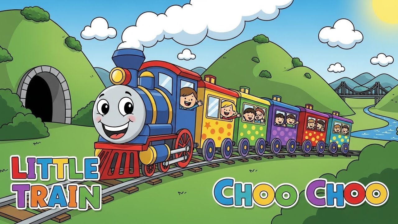 Little Train Choo Choo 🚂🎶 | Fun Train Song for Kids | Happy Tale & Tune