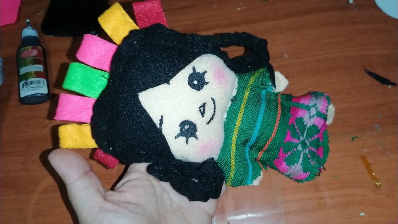 como hacer muñecas otomi artesanales muñeca Lele - YouTube