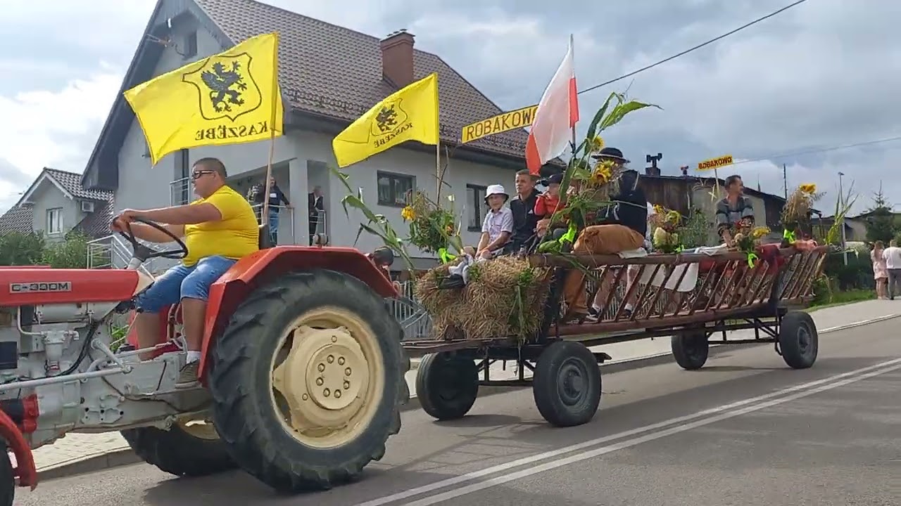 Korowód dożynkowy - Dożynki Gminne, Gmina Luzino - 25.08.2024