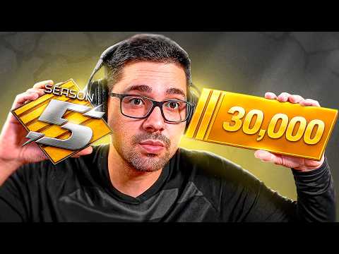 Saiu a SEASON 5... INÍCIO da SAGA rumo ao RANK 30K (tem cheater?)