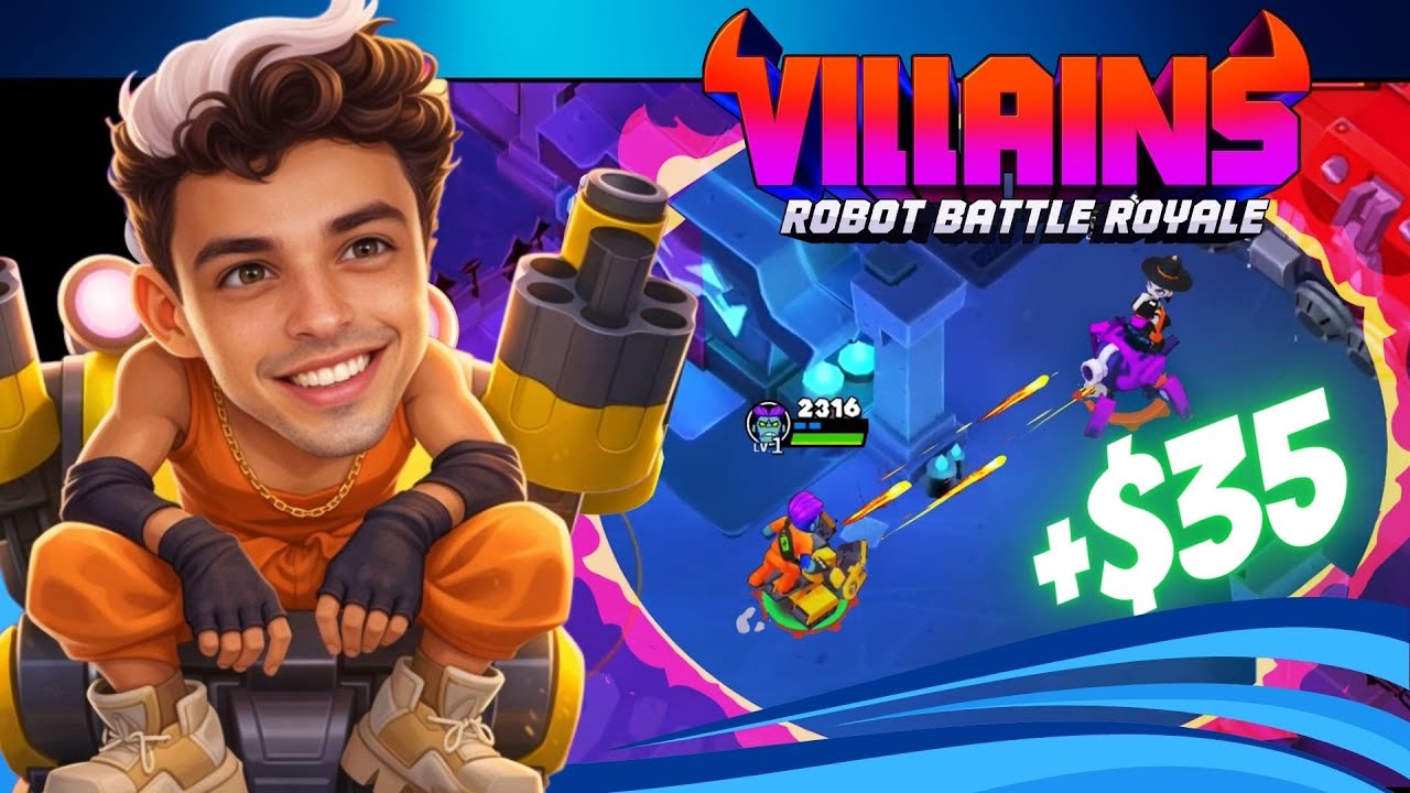 NUEVO JUEGO WEB 3 - VILLAINS ROBOT BATTLE ROYALE  - ( IOS , Android)