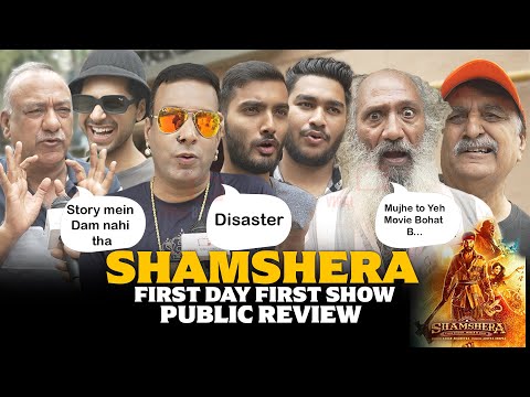 Shamshera Movie | FIRST DAY FIRST SHOW | Public HONEST Review | Ranbir Kapoor, Sanjay Dutt, Vaani