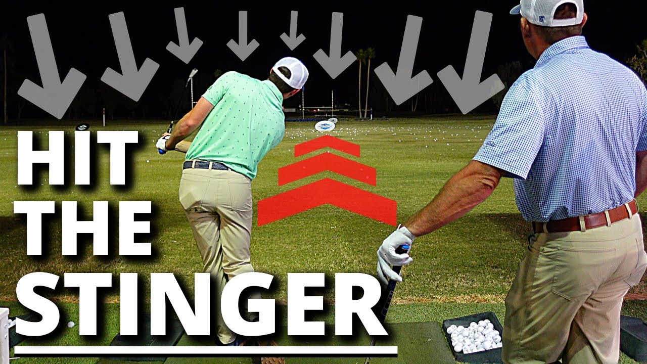 How To Hit A STINGER With Wrist Angle And LOW Finish YouTube