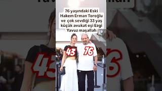 76 Yaşındaki Erman Toroğlu  Eşi Ezgi Yavuz #magazingündemi #magazinsayfası #magazinhaberleri