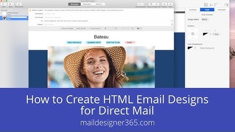 How to Upload HTML Emails to Direct Mail --- Email Editor for Direct Mail