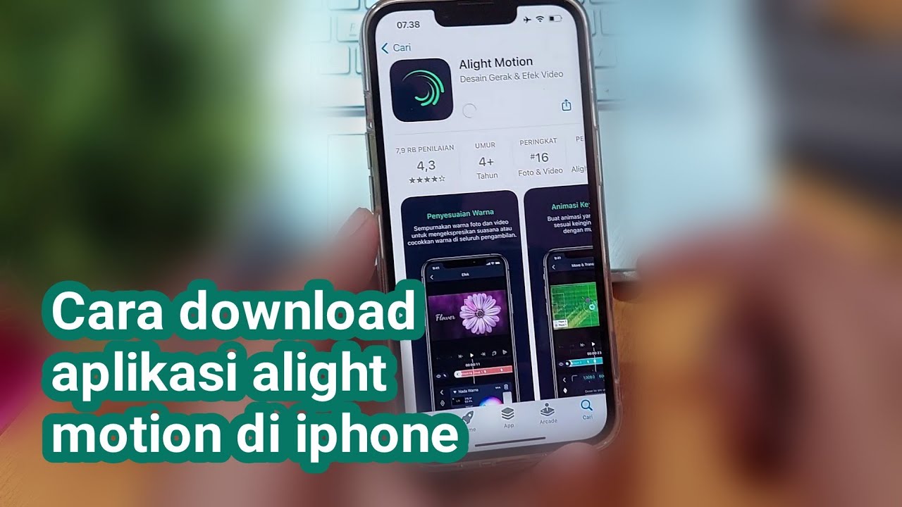 Cara download aplikasi alight motion di iphone YouTube